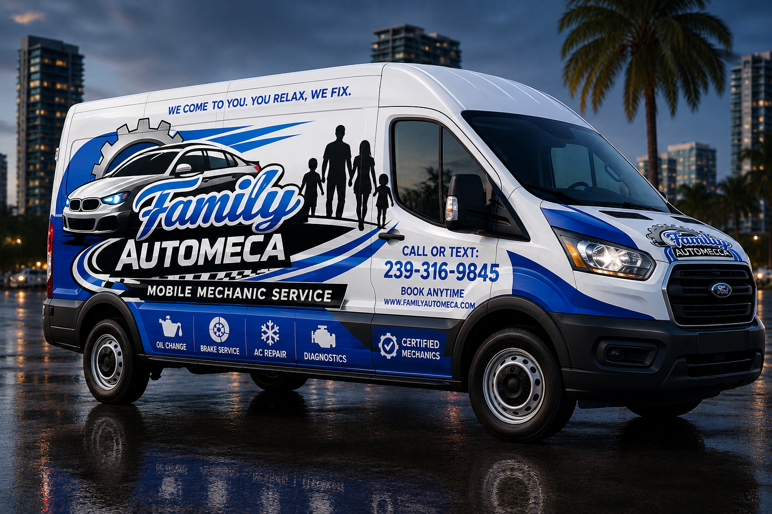 Family AutoMeca mobile mechanic van